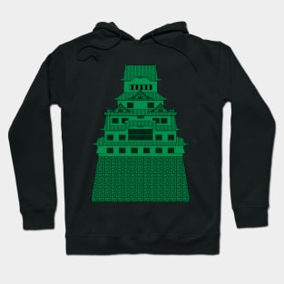 Green Himeji Castle I Hoodie